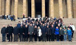 Samsunlu mübadiller Anıtkabir'i ziyaret etti