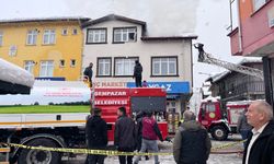 Şenpazar'da çıkan çatı yangını söndürüldü