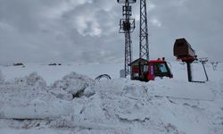 Tokat Başçiftlik Kayak Merkezi kar yağışının ardından sezona hazırlanıyor