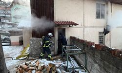 Tokat'ta camide çıkan yangın hasara neden oldu