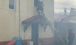 Tokat'ta çıkan yangında bir evde hasar oluştu