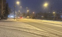 Tokat'ta kar yağışı etkisini sürdürüyor