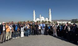 Trabzon'da şehit yakınları ve gaziler umre yaptı