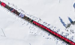 Trabzon'da Sis Dağı'nda Sarıkamış Şehitleri Anma Yürüyüşü yapıldı