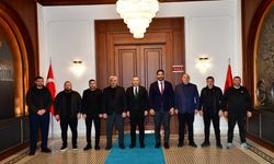 Türkiye Güreş Federasyonu Başkanı Akgül'den Trabzon Valiliği ve Büyükşehir Belediyesine ziyaret