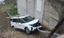 YOLDAN ÇIKIP TARLAYA GİRDİ