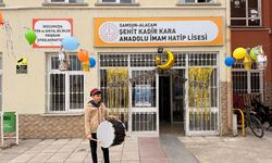 Alaçam'da ramazan öncesi okullar süslendi