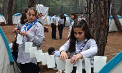 Antalya'da izciler kaynaşma kampında buluştu