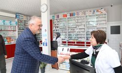 Bafra Belediye Başkanı Kılıç esnaf ziyaretinde bulundu