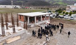 Bafra OSB'de yeni hizmet binalarının inşaatları sürüyor