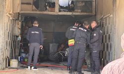 Bolu'da oto yıkama dükkanında çıkan yangın söndürüldü