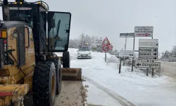 Bursa Nilüfer'de kar mesaisi