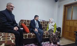 Çaykara Kaymakamı Sapmaz, yaşlı vatandaşları ziyaret etti