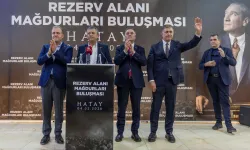 CHP'li başkanlar Hatay'da depremzedelerle buluştu