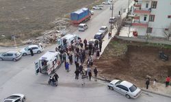 Çorum'da otomobil ile çarpışan ATV'deki baba ve kızı yaralandı