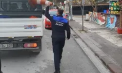 Denizli zabıta ekiplerinden kaldırım işgallerine sıkı takip