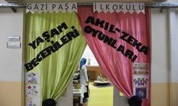 Gümüşhane'deki ilkokulda öğrenciler yaşam becerileri kazanıyor