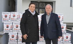 Havza'da ASFED 200 adet ramazan kolisi dağıttı