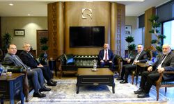 Karabük Üniversitesi Rektörü Kırışık'tan TOGÜ Rektörü Yılmaz'a ziyaret