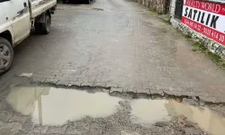 Keşan'da mahalleliyi isyan ettiren yol çilesi