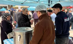 Kocaeli'de deprem şehitleri için çorba ikramı