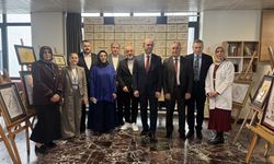 KTÜ Farabi Hastanesinde kaligrafi sergisi açıldı