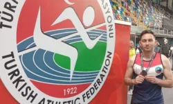 Polis memuru Gökhan Uluman'dan atletizmde üç altın madalya