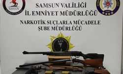 Samsun'da kaçak silah ticareti operasyonunda 1 zanlı yakalandı