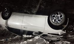 Samsun'da otomobilin devrilmesi sonucu 4 kişi yaralandı