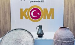 Samsun'da tarihi eser operasyonunda 2 zanlı yakalandı