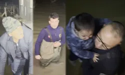 Selde kalan 11 kişilik aile kurtarıldı