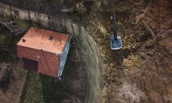 Sinop'ta heyelan nedeniyle kapanan köy yolu yeniden ulaşıma açıldı