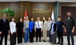 TOGÜ çift diploma programı öğrencilerinden Rektör Yılmaz'a ziyaret