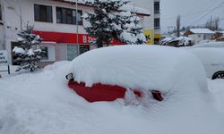 Tokat'ın ilçelerinde kar yağışı etkili oluyor