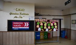 Vezirköprü'de okulda ramazan ayına özel etkinlikler hazırlandı