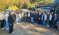 İŞÇİLER ANKARA'YA UĞURLANDI