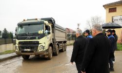 BELEDİYEDEN HAFRİYAT KAMYONLARINA MÜDAHALE