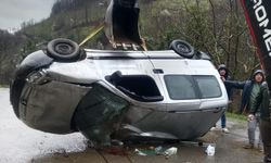 ARAÇTA MADDİ HASAR MEYDANA GELDİ