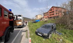 KAMYONETLE OTOMOBİL ÇARPIŞTI