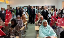 Afrikalı öğrenciler UCLG Başkanı Altay'ı coşkuyla karşıladı