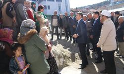 Amasya Valisi Bakan'dan Taşova'da Şahinler köyüne ziyaret