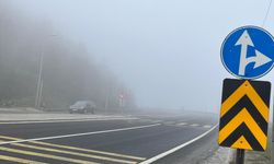 Bolu Dağı'nda sis etkili oldu