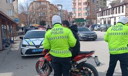 Çorum'da 5 motosiklet sürücüsüne 266 bin lira ceza verildi