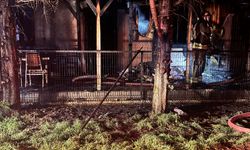 Düzce'de çıkan yangında tek katlı ev kullanılamaz hale geldi