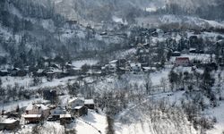 Düzce'nin yüksek kesimleri beyaz örtüyle kaplandı