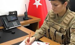 Giresun'dan öğrencilerin Siirt'teki jandarmaya gönderdiği mektuplara cevap yazıldı