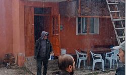 Göynük'te çıkan çatı yangını söndürüldü