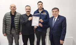 Havza OSB'de üretime geçen fabrikanın tapusu verildi