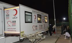 Havza'da KYK yurdunda iftar sonrası kan bağışı çalışması yapıldı