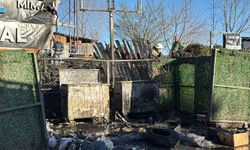 Karabük'te çöp konteynerinde çıkan yangın söndürüldü